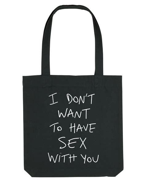 Sex Tote Bag Black