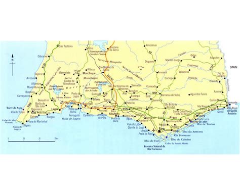 Maps of Algarve | Collection of maps of Algarve | Portugal | Europe ...