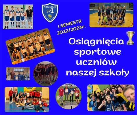 Osi Gni Cia Sportowe Uczni W Sp W I Semestrze Szko A