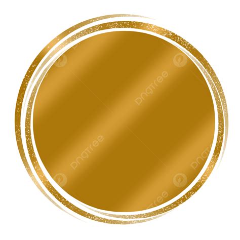 Cornice Dorata Rotonda D Oro Il Giro Giallo File Png E Psd Per