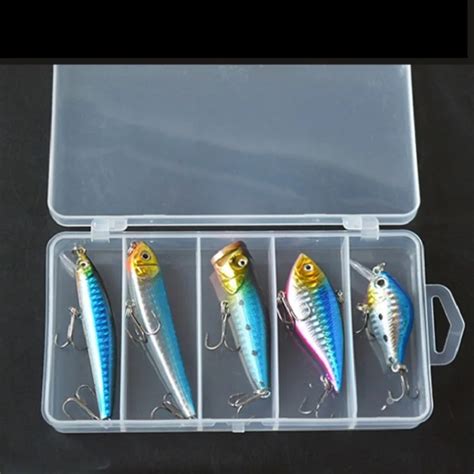 Pcs Box Fishing Lure Set With Minnow Wobblers Hard Lures Pencil Bait