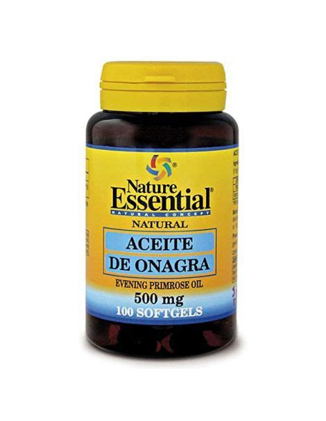 Aceite De Onagra 500 Mg Nature Essential 100 Perlas