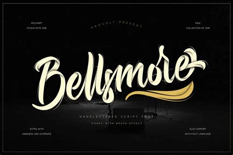 40 Best Brush Script Fonts Free And Premium 2023