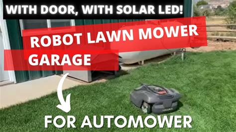 Best Robotic Lawn Mower Garage For Automower And Gardena YouTube