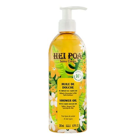 Hei Poa Huile De Douche Au Mono De Tahiti Parfume Et Hydrate