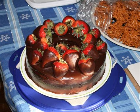 Chocolate Covered Strawberry Cake Recipe