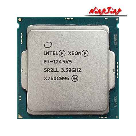 Intel Xeon E3 1245 V5 E3 1245V5 E3 1245 V5 3 5 GHz Quad Core Eight