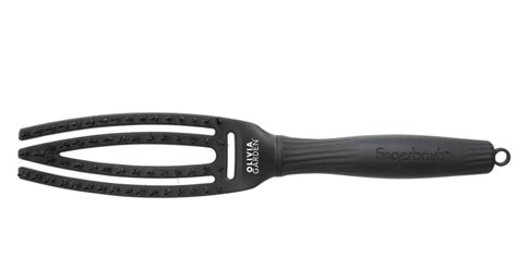 Olivia Garden Fingerbrush Combo Full Black Small