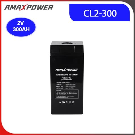 2v300ah Deep Cycle Gel Battery For Solar Panel Marine Electric Power Golf Car Csk Leoch