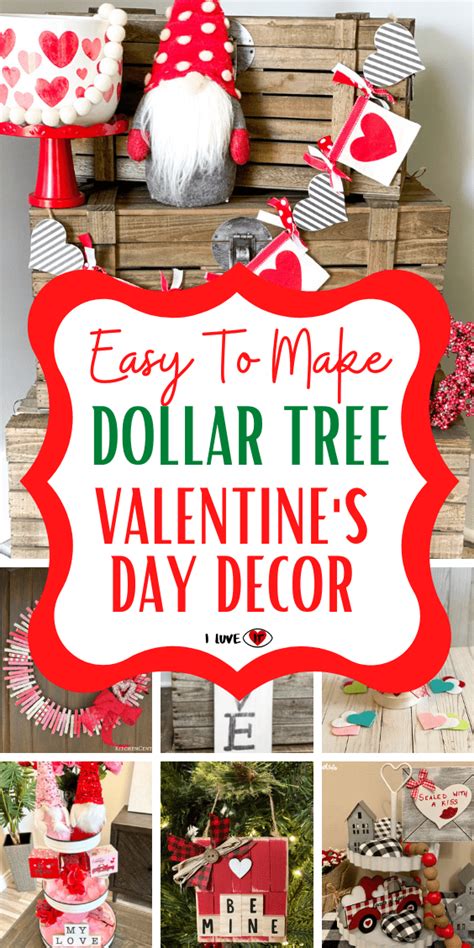 Cute Cheap Dollar Stores Diy Valentine S Day Decorations I Luve It