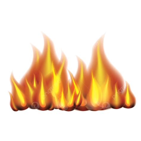 3d Fire Burning Realistic Vector Fire Fire Burning 3d Fire Png And