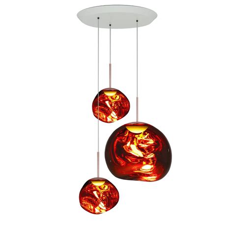 Tom Dixon Melt Copper LED Pendant System At Nostraforma