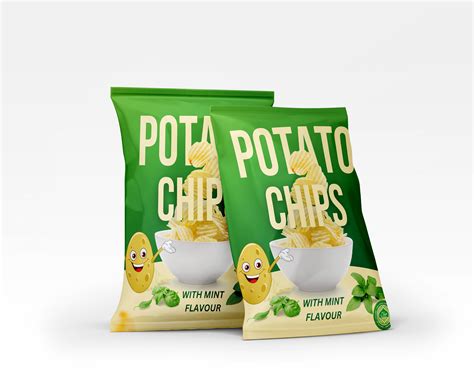 Potato Chips Packet Design Behance