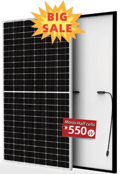 Warehouse 550W Solar Panel Cells 182mm Monocrystalline Solar PV Panel