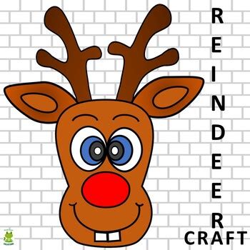 Rudolph The Red Nosed Reindeer Craft/Rudolph Mask Craft/Reindeer Crafts