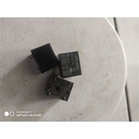 Jual GH-1C-12L Relay 12VDC : 125-16V 15A 250VAC 7.5A | Shopee Indonesia