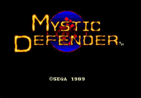 Ficha Técnica De Mystic Defender Para Sega Mega Drive Genesis Museo