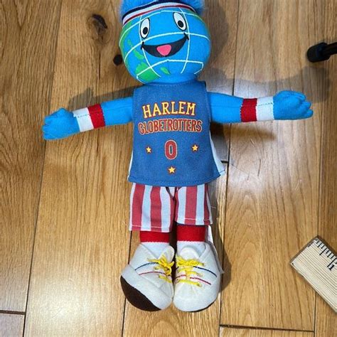 HARLEM GLOBETROTTERS | Toys | Harlem Globetrotters Globie Plush Basketball Mascot Souvenir Doll ...