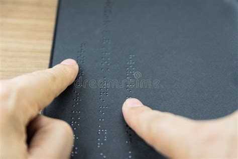 Vista Superiore Del Libro Nell Alfabeto Di Braille Fotografia