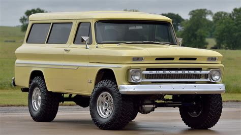 1966 Chevrolet Suburban Custom At Tulsa 2021 As S119 1 Mecum Auctions