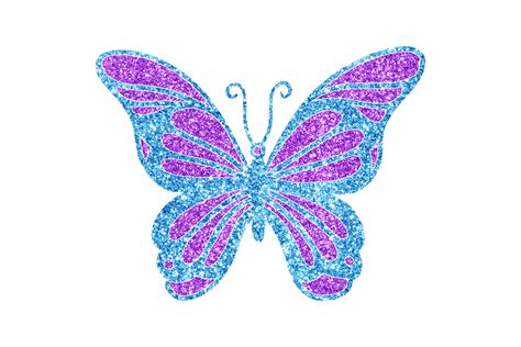 Glitter Butterfly Clipart Png Butterfly Png 15675225 Png