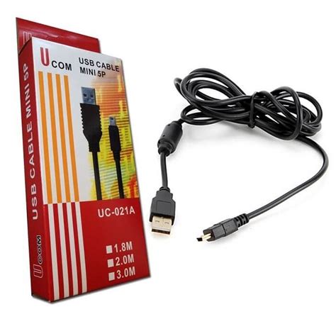 Cabo Usb 1 80 Cm Para Carregar Controle Wireless De Playstation 3 Ps3