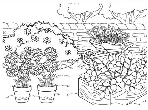 Coloriage Jardin Imprimer Sur Coloriageenfant