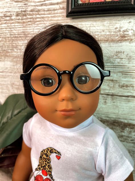 Black Tortoise Eyeglasses For 18 Inch Dolls