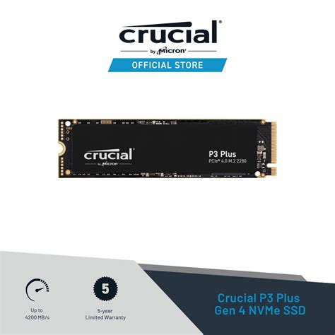 Crucial P Plus Pcie D Nand Nvme M Ssd Ctxxxp Pssd Shopee