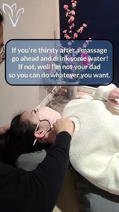 Massage Myths You Have To Drink Water After A Massage Or Youll Be