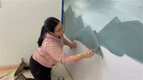 How To Paint A Mural Diy Mural Tutorial Youtube