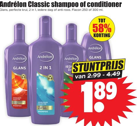 Andr Lon Classic Shampoo Of Conditioner Glans Perfecte Krul In