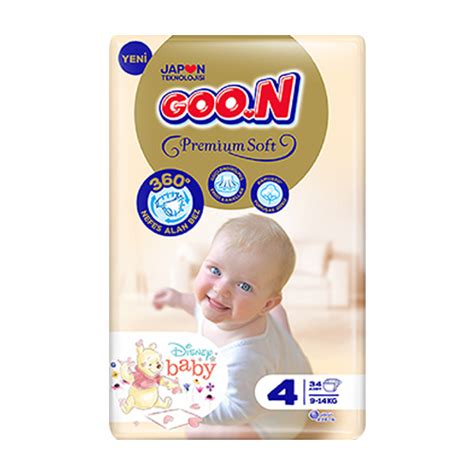 GOO N Premium Soft Bebek Bezi 4 Beden