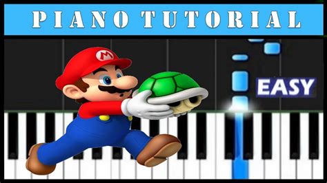 Super Mario Bros Piano Tutorial Notas Sencillas Cover Synthesia