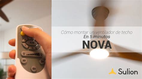 Sulion Ventilador De Techo De Exterior Con Luz LED NOVA