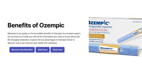 Benefits Of Ozempic