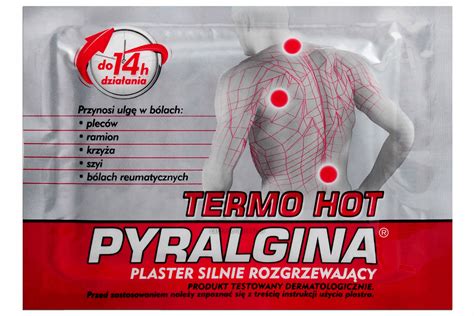 Plaster Rozgrzewający Pyralgina Termo Hot 12862615159 Allegro pl