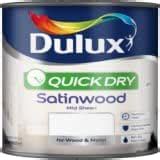 Dulux Retail Quick Dry Satinwood Pure Brilliant White 1 25L