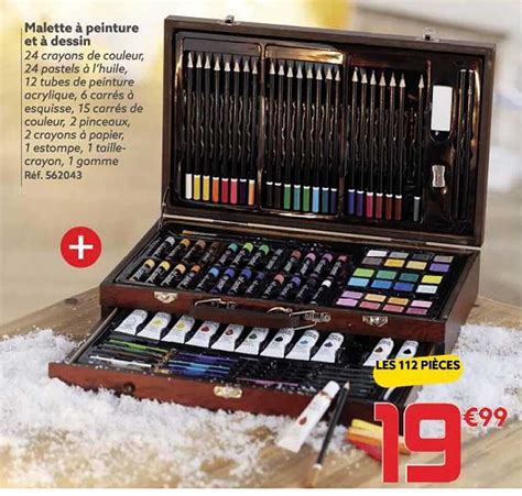 Promo Mallette à Peinture Et à Dessin chez GiFi iCatalogue fr