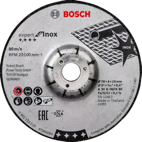 Tarcza Do Szlifowania BOSCH Expert For Inox 2608601705 76 Mm Niskie