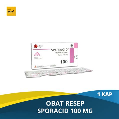 Sporacid Cap 100 Mg Kami Farma