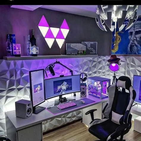What A Cool Gaming Setup Idea 💖 Gaming Room Setup Room Setup Video