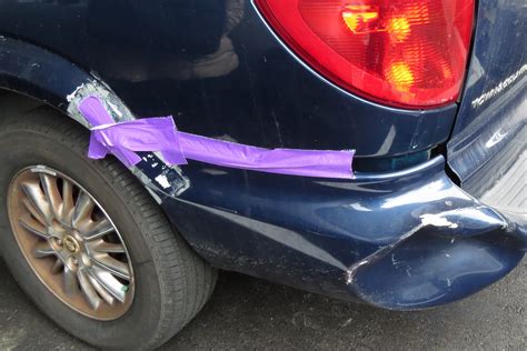 Duct Taped Car Bumper In Home Improvement Store Parking Lo Flickr