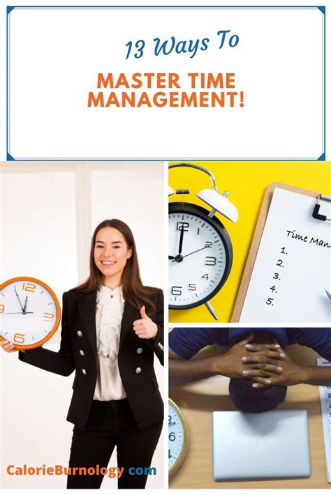 13 Ways To Master Time Management Artofit