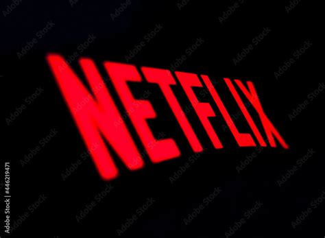netflix logo   screen stock photo adobe stock