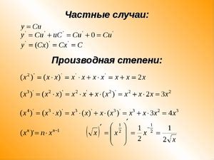 Производная е в степени х: свойства экспоненты и основные формулы