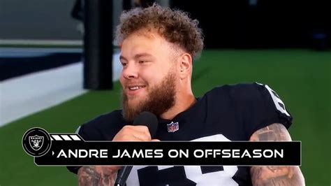 Andre James On The Offensive Line Vegas His Mindset For Year And