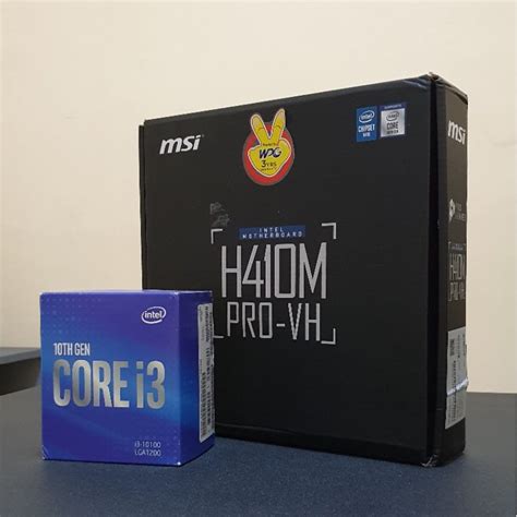 Jual Paket Bunding Inte Core I Dan Motherboard Msi H M Pro Vh