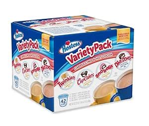 Amazon Hostess Cappuccino Hot Cocoa Variety Pack Count