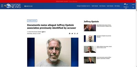 Documents Name Alleged Jeffrey Epstein Associates Previously Identified